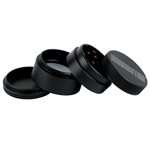 Kannastor Herb Grinder, 1.5", Black