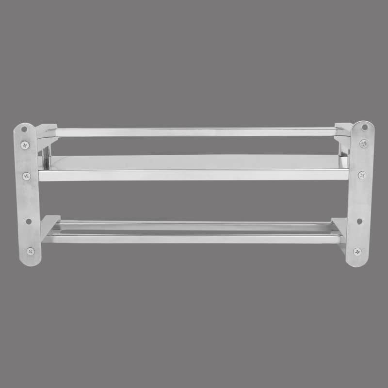 Image of 4006 Stainless Steel 304 Grade Dual Folding Towel Rack for Bathroom Towel Hanger /Rack