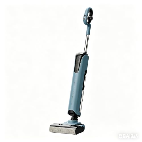 Image of uwant 180 Lay-Flat Anti Odor Electric Mop & Vacuum Cleaner D600, 23kpa Suction, Wet Dry, Black