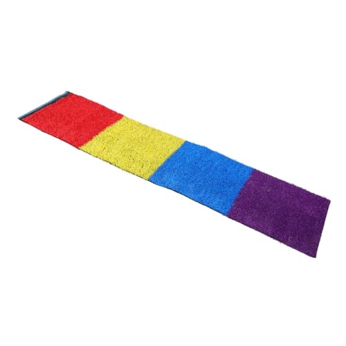 KONTONTY Alfombra de Césped Artificial para Playground Césped Sintético Resistente para Interior y Exterior para Parques Infantiles y de Limpiar M² de