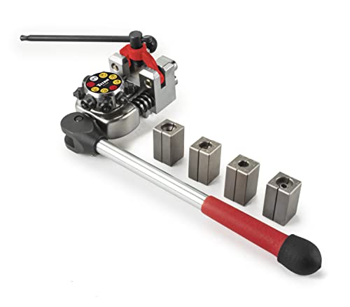 Titan 51534 Professional Single, Double, and Bubble Flaring Tool Set, Black