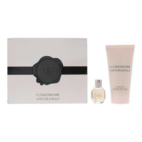 Viktor & Rolf Flowerbomb - Set de regalo de 2 piezas: Eau de Parfum 7 ml, loción corporal 50 ml