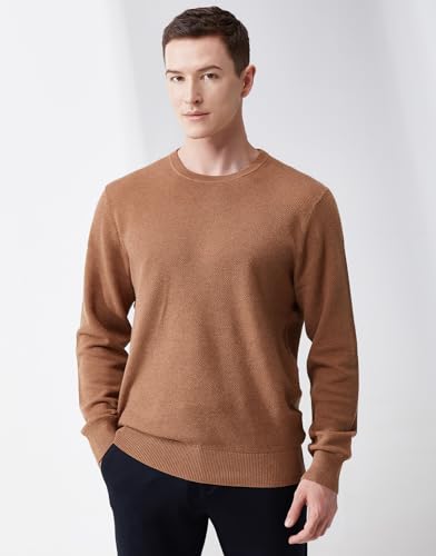 Men's Slim Fit Casual Long Sleeve Crewneck Pullover Sweater3