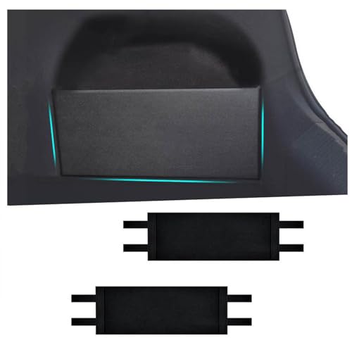 POLLHS 2 Pcs Car Trunk Side Organizer Divider for Mazda CX-5 2017-2025, Trunk Organizer with Self-Adhesive Flocked Panel, Trunk Organizer for Efficient Organization
