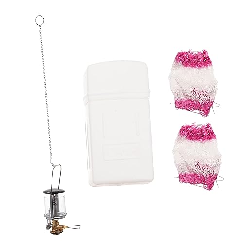 Toddmomy 1Pc Portable Camping Lamp Outdoor Emergency Lighting Threaded Flat Tank Compatible for Camping Patio Barbecue and Reading Built Ignition System