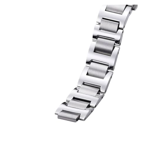 Bracelet 14 mm en acier inoxydable bleu pour montre connectée
