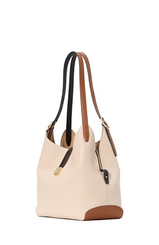 Image of kate spade new york Women's Deco Pebbled Leather Large Shoulder Bag