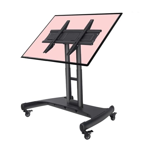 Soporte móvil para TV con ruedas, altura ajustable miniatura 1