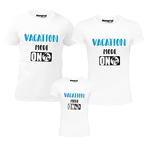 Image of Hangout Hub GiftsCafe.MWG1 Family Tshirt | Best Dad Mom Daughter Ever Printed Tees | Regular Fit Twinning T-Shirts (Cotton | Pack of 3 | Black)