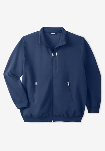 KingSize Men's Big & Tall Full-Zip Fleece Jacket2