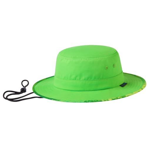 Image of UPF 50+ Foldable Sun Hat Patterned Under Brim Bucket Hats for Summer Hiking Fishing Beach Safari Men Women