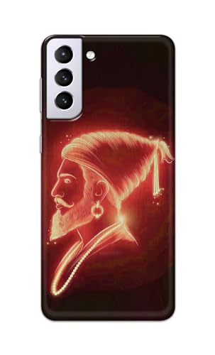 Image of PRINTFIDAA Printed Hard Back Cover Case for Samsung Galaxy S21 5G Back Cover (Chatrapati Shivaji Maharaj) -112