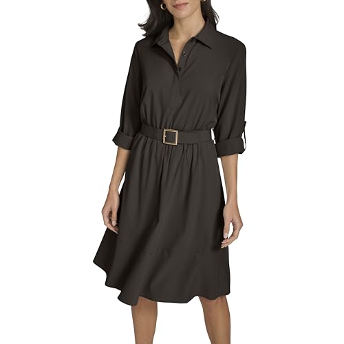 Calvin Klein Women's Casual Everyday Long Sleeve Aline Dress2