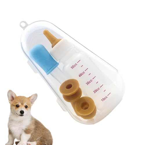 Generico Alimentador médico para animales domésticos – Biberón para cachorros para leche de lactancia al pecho 9,84 x 5,91 x 1,18 pulgadas, tetinas para gatos, tubo de alimentación portátil