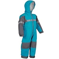 OAKI Rain and Trail Suits - The Ultimate Kids & Toddler Rain Suit for Boys & Girls - Perfect Muddy Buddy Rain Overalls Toddler Celestial Blue, 6-7