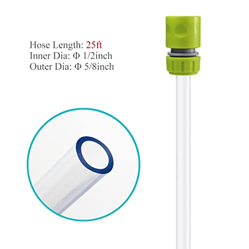 Laifoo 25Ft Aquarium Vacuum Gravel Cleaner Fish Tank Cleaner Siphon Water Changer #TOP1