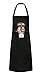 Delantal de cocina – Elefant Fashion gafas de sol piña – Delantal unisex para hombre y mujer, algodón, Negro , talla única