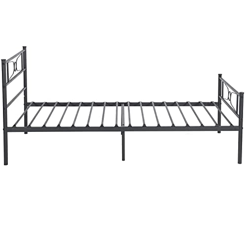 Buy Bed Frames Twin, Metal Single Bed Frames for Boys/Teenagers, No Box