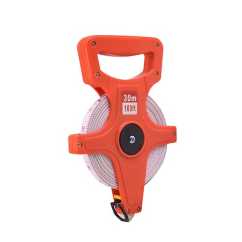 Cinta métrica retráctil métrica 30 m plástico resistente
