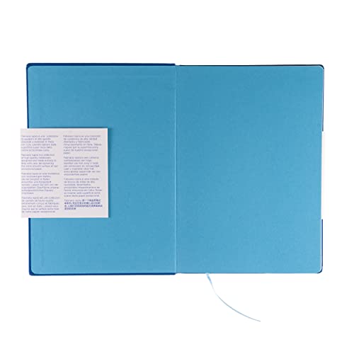 Carnet Fabriano Ispira A5 pointillé rigide prestige bleu royal - 6