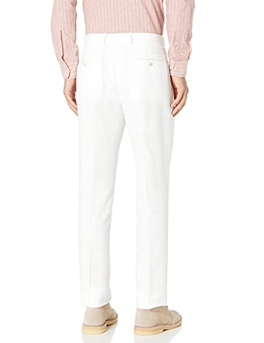 Perry Ellis Men's Slim Fit Linen Cotton End Dress Pant2