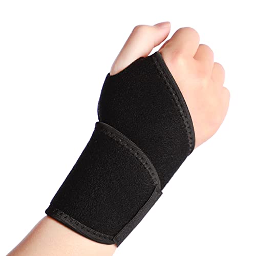Wrist Support Brace Hand Support Right Left Hand with Adjustable Strap for Fitness Weightlifting Arthritis Carpal Tunnel Tendonitis Relief Pain, Compression Wrist Strap Sport Protect for Men Women
