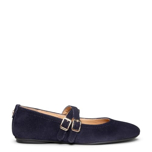 Amapola - Zapatos de Horma Ancha con Pulsera Marino, EU 36 Amapola - Zapatos de Horma Ancha con Pulsera Marino, EU 36