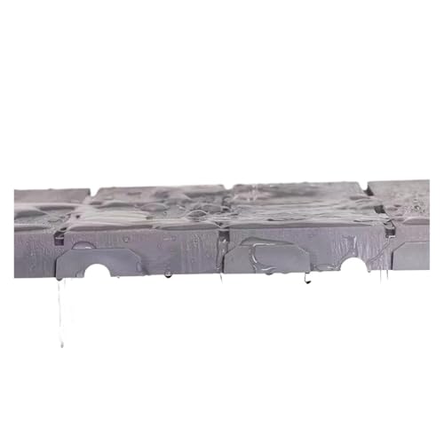 Planches de sol emboîtables 300 mm café pour terrasse et balcon