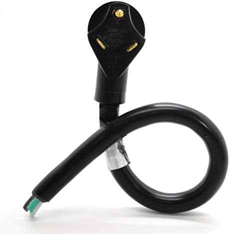 Ceptics GN-CD-23-1.5 1.5-Ft 30-Amp RV Extension Power Cord TT-30P to Bare Cut Wire Cable | UL Listed | 3-prong Plug | 30A, 125/250V, Feet image 4