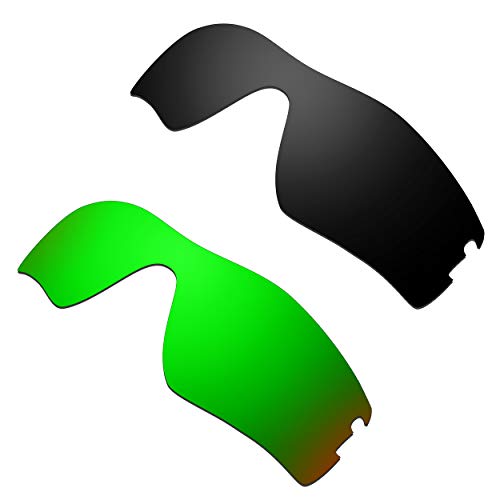 Lentille de rechange Oakley Radar Pitch noire et verte pour lunettes