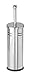 Produktbild WENKO 21347100 WC-Garnitur Orroli - WC-Bürstenhalter, mit r WC-Bürste, Edelstahl rostfrei, 10,3 x 39 x 10,3 cm, Glänzend