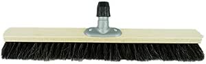 Novaliv Tête De Balai 40 Cm Crin De Cheval Naturel - Balai D'Intérieur Doux Pour Sol Fins