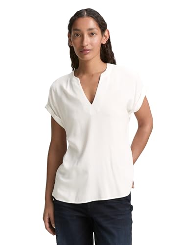 TOM TAILOR Damen 1046212 Bluse, 10315-Whisper White, 38