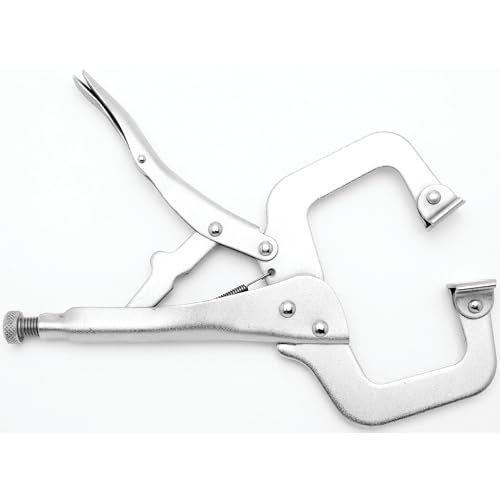 Performance Tool 1913 Heat Treated Alloy Steel Swivel Pad Pliers - Wide Opening Jaws for Strength, Durability, and Precision Work