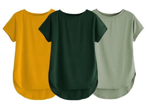Image of Fabricorn Stylish Plain Up and Down Cotton Tshirt for Women