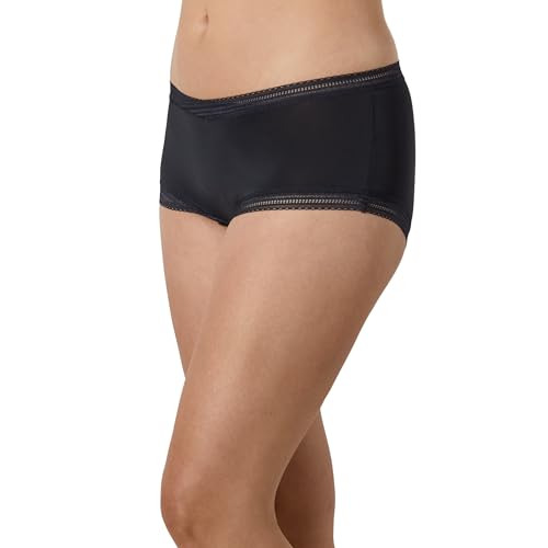 Image of Maidenform Women's Microfiber Boyshort Underwear, Modern Full Coverage Boyshort Panty, 3-pack