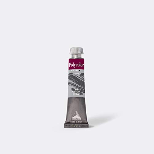 Maimeri POLYCOLOR 20 ml, Feine Vinylfarbe, Farbton Bordeauxrot