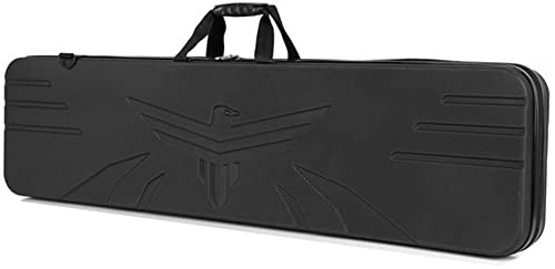 REMEK Outdoor Jagd Schießen Hart Waffenkoffer, 45/65/80/90/100/110/120cm Taktischer Storage Gewehr-Hartschalenkoffer Für Langwaffen Waffentasche Mit Futter Aus Eierbaumwolle