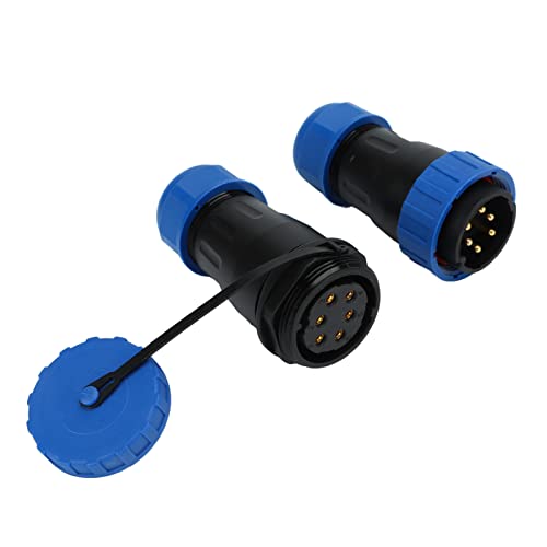 Conector de Potencia Aviación Semme 380V 45A 9 Pin miniatura 1