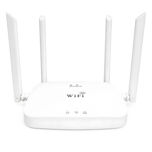 Image of PunnkFunnk WT-14 WiFi Router |300M High Speed Wireless Router for Home & Office | Four high gain Antennas | IPv6 Compatible | Stable Internet Connection | Wide Coverage WiFi Router | Easy Setup