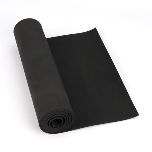 Do²ping Mousse EVA Noir, 2mm d'épaisseur (1mm à 10mm) EVA Foam Cosplay, 34 x 124.5cm avec une...