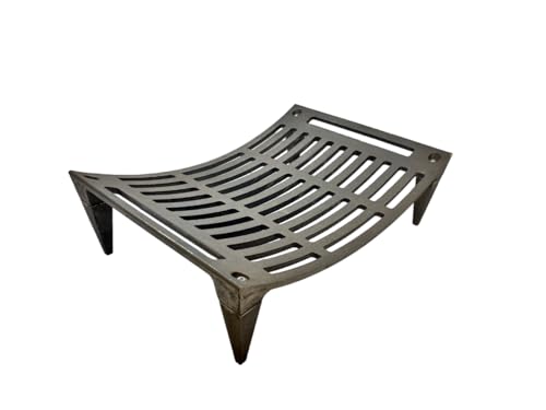 Support de bûches de cheminée en Fonte, Grille de cheminée Bois de Chauffage, Porte-bûches pour cheminée en Fonte Haute Résistance (L 45 – P 32 – H...