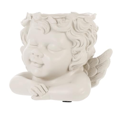 COSMEVIVI 1個 オーディオ スタンド エンジェル スピーカー スタンド 実用 スピーカー スタンド エンジェル 樹脂 スピーカー ケース エンジェル スピーカー ブラケット デスクトップ ス