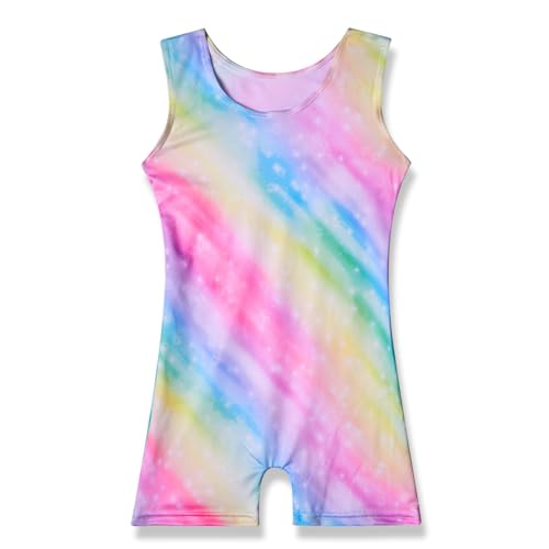 myqff gymnastics leotards for girls toddler kids dance outfits sparkle tumbling biketards unitard unicorn mermaid