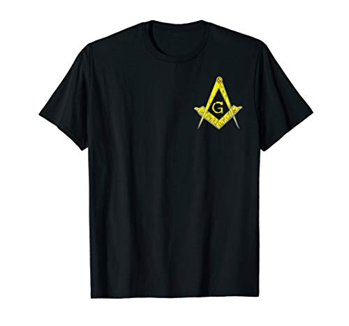 Masonic Symbol Freemason Mason Crest PHA Lodge Fraternal T-Shirt