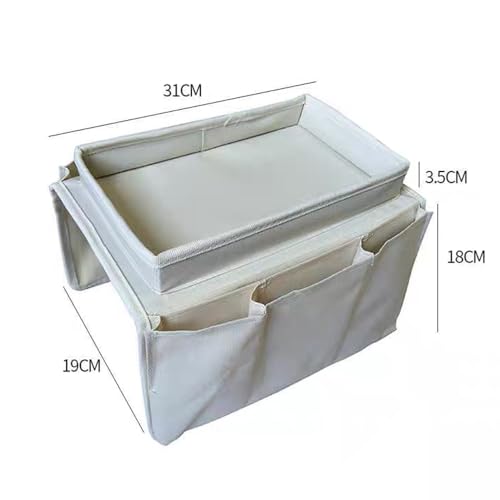 DZOZO Sofa Chair Couch Armrest Organizer Remote Control Holder Caddy Handset Holder Armchair Storage Bag with Cup Holder for Tablet, Phone, Pad, Book, Magazines, 6 Pockets - Cosy Home Interiors DZOZO Sofa Chair Couch Armrest Organizer Remote Control Holder Caddy Handset Holder Armchair Storage Bag with Cup Holder for Tablet, Phone, Pad, Book, Magazines, 6 Pockets - Image 4