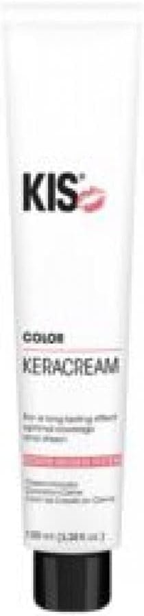 KIS KeraCream Colour Permanent Hair Colour Cream, 100 ml, 4N, High Coverage, Intense Hair Colour, Keratin Infusion, Animal Friendly and Sustainable