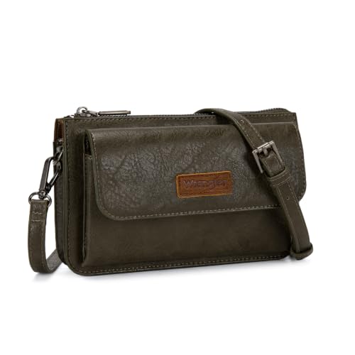 Image of Wrangler Crossbody Wallet for Women RFID Clutch Phone Purse with Credit Card Slots | RFID