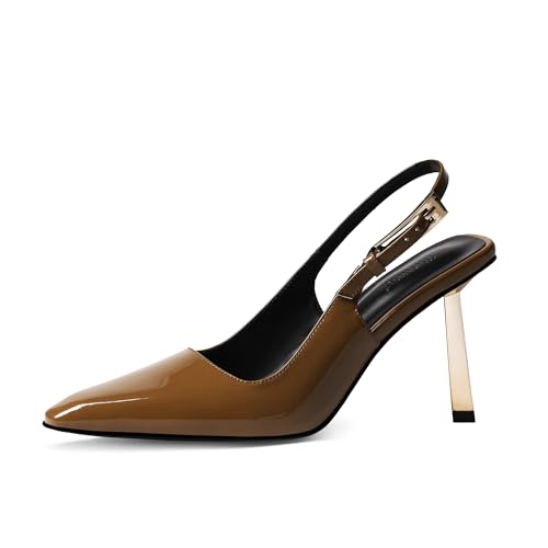 50% Off iiimmu Women's Slingback Kitten Heel Pumps
