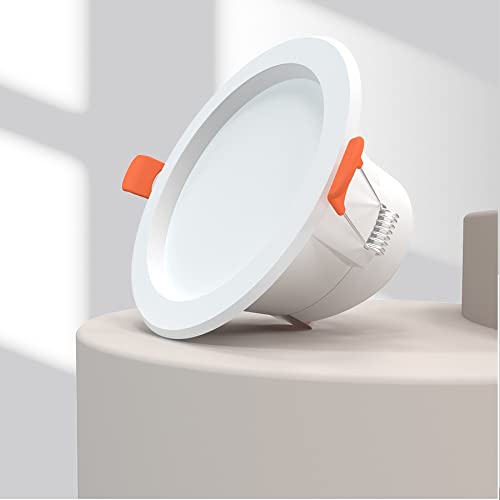 zemismart zemismart Tuya Zigbee LED Downlight Dimmer Timer Deckenlampe App Echo Siri Sprachsteuerung RGBW Funktioniert mit Apple Home APP Apple Homekit Hub(3.5inch 7W)